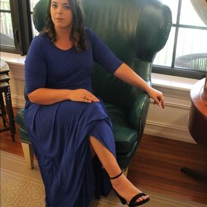 Forever 21 Long Blue Dress